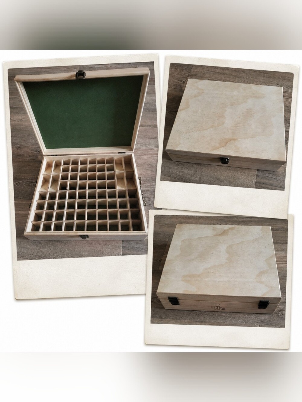 Wooden Pine Essential Oil Storage Case 🌿✨
